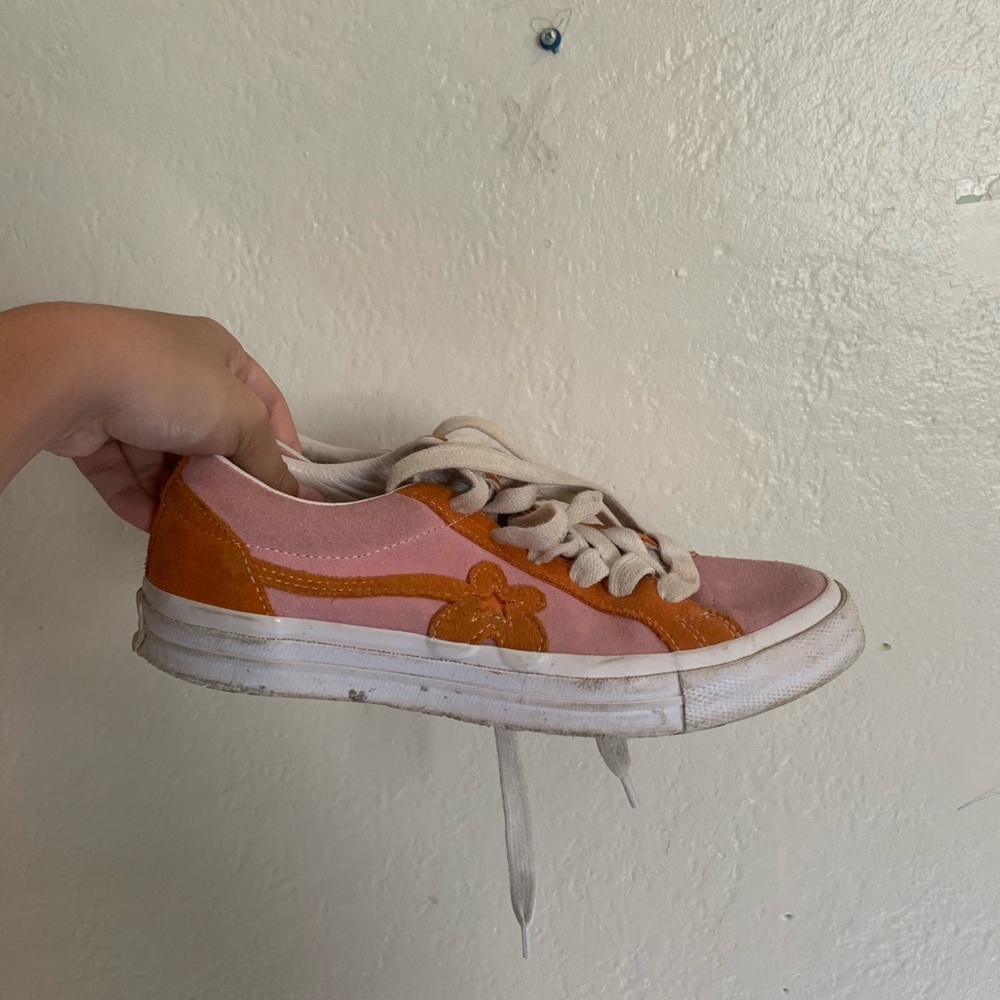 Golf Wang x Converse Pink and Orange 2018 Le Fleurs 7.5